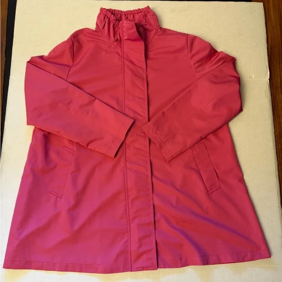 Cinzia Rocca Due Women's Pink Light Over Coat Jacket made in Italy Sz-16.S14